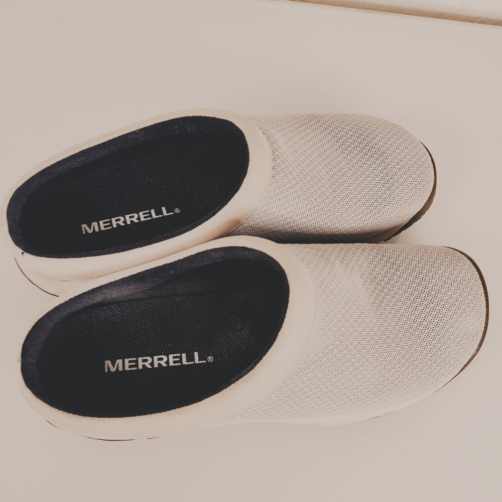 Merrell Encore Breeze Slip on Grey Clog/Mule Women's size 7w - Picture 2 of 6